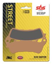 Plaquettes de frein SBS 953SP Street Upgrade Evo Sinter