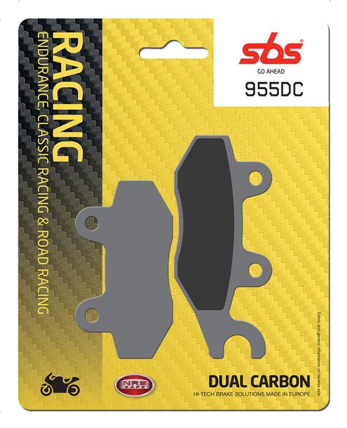 Pastiglie freno a doppio carbonio SBS 955DC Road Racing