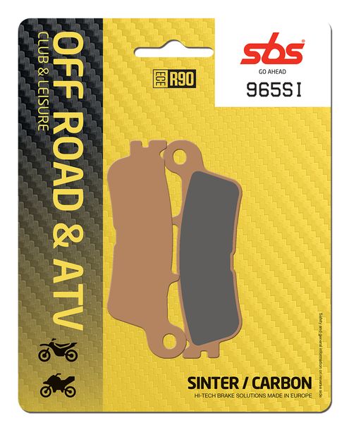 Pastiglie freno sinterizzate SBS 965SI Offroad