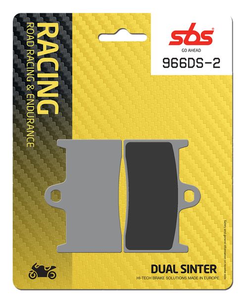 Bremsbeläge SBS 966DS-2 Road Racing Endurance (weicher Biss)