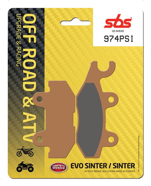 Plaquettes de frein SBS 974PSI Off-Road Racing EVO Sinter