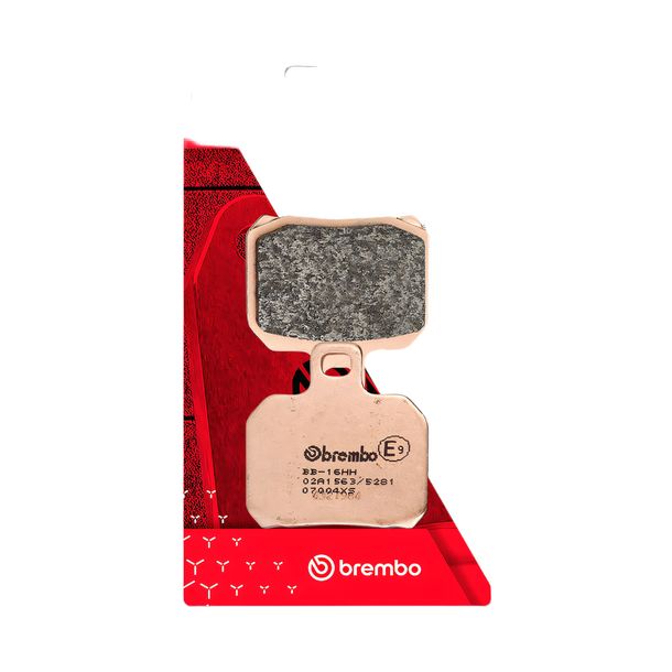 Pastiglie dei freni Brembo 07004XS in metallo sinterizzato con omologazione per Derbi GPR Nude, Piaggio X9 Amalfi Rieju SMX Pro Evolution Suzuki UH G Burgman 2 0 Aprilia RS