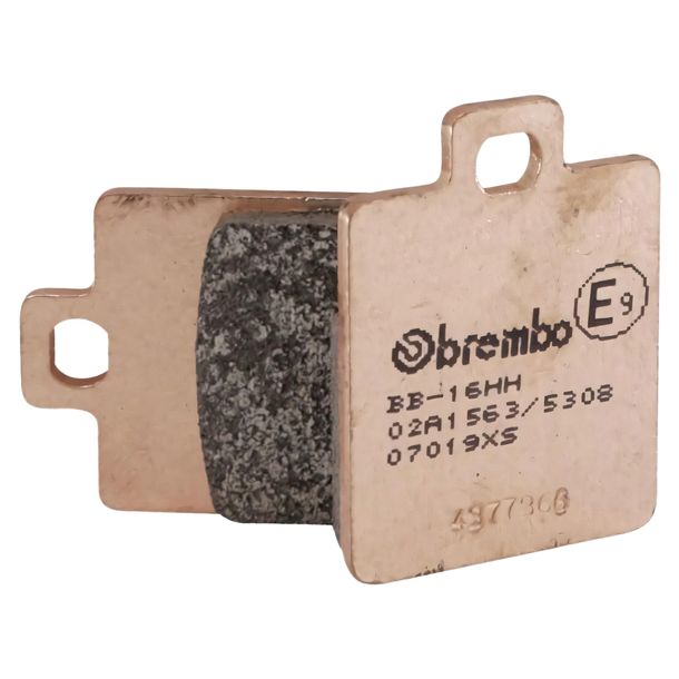 Plaquettes de frein Brembo 07019XS en métal fritté avec homologation pour Derbi Sonar, Piaggio Zip Base MP3 0 50 / 500 ccm