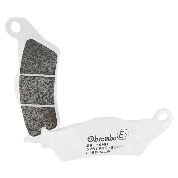 Plaquettes de frein Brembo 07BB04LA en métal fritté avec homologation pour Aprilia RX, Cagiva Elefant i.e. Ducati Monster S2R Husqvarna SMS 2T TE i Royal Enfield Himalayan Année 1990 - 2023
