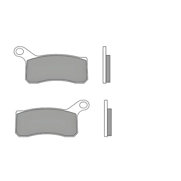Pastiglie dei freni Brembo 07GR07SD in metallo sinterizzato con omologazione