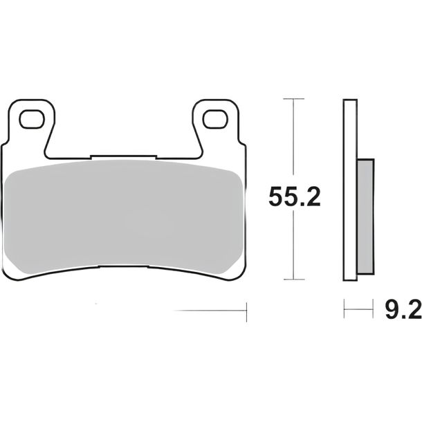 Brake pads Brembo 07HD20SA sintered metal with approval for Harley Davidson FXLR Softail Low Rider FXSB Breakout FLSTNSE CVO Deluxe Fat Boy S FLSTFBS FLSTC Year 2008 - 2022