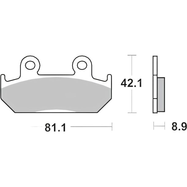Pastiglie dei freni Brembo 07HO21SA in metallo sinterizzato con omologazione per Honda CBR F XRV Africa Twin 250 - 750 ccm Anno 1985 - 1994