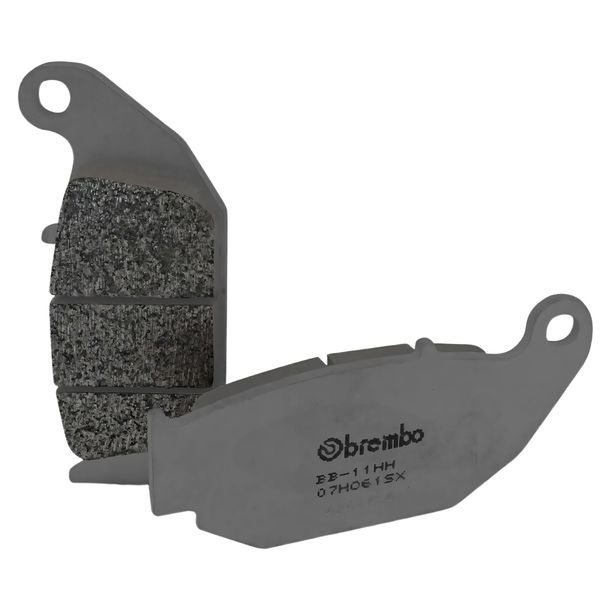Bremsbeläge Brembo 07HO61SX Sintermetall hinten mit Zulassung für Benelli TNT Tornado Naked CBS, Honda CBR R CRF MSX L Rally 125 - 650 ccm Bj. 2011 - 2024