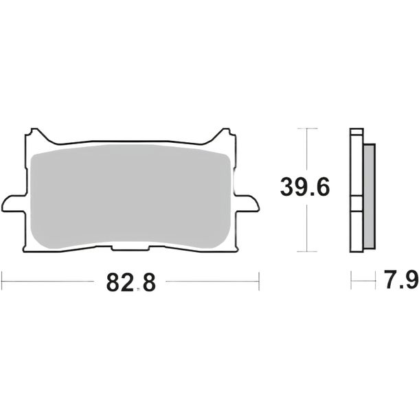 Plaquettes de frein Brembo 07HO62SA en métal fritté avec homologation pour Honda X-ADV CRF A Africa Twin NSS Forza DTC ABS CB R 300 - 1110 ccm Année 2016 - 2023