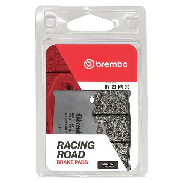 Pastiglie dei freni Brembo 07KA13SR in metallo sinterizzato con omologazione per Kawasaki GPZ R KLZ Versys VN Classic ZR Zephyr ZXR ZZR, Suzuki GSF 0 Bandit N S RGV TL KR1 125 - 2000 ccm Anno 1987 - 2023