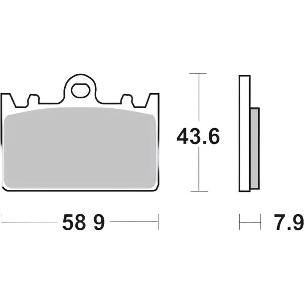 Pastillas de freno Brembo 07KA14SA metal sinterizado con homologación para Kawasaki ZXR 400 ccm Año 1991 - 1999