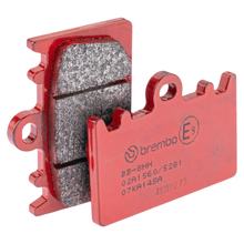 Pastilhas de freio Brembo 07KA14SA metal sinterizado à frente com homologação para Kawasaki ZXR 400 ccm ano 1991 - 1999