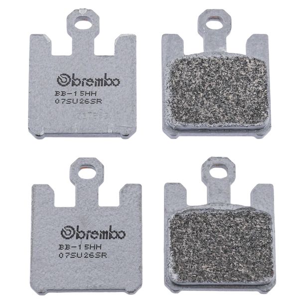 Brake pads Brembo 07SU26SR sintered metal with approval for Kawasaki VN 1 Mean Streak ZX-12 R, Derbi 659 Mulhacen ZX-10R Suzuki GSX-R ZX-6R 600 - 1600 ccm Year 2002 - 2008