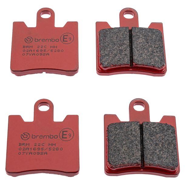 Brake pads Brembo 07YA09SA sintered metal with approval for Yamaha XV A Midnight Star, Triumph Trophy SE FJR 1200 - 1900 ccm Year 2006 - 2021