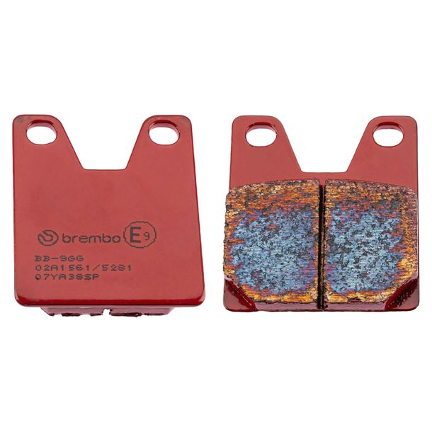Brake pads Brembo 07YA38SP sintered metal with approval for Yamaha YZF-R1 YZF-R6 600 / 1000 ccm Year 1998 - 2001