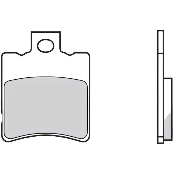 Brake pads Brembo 07002 carbon ceramic with approval for Benelli K2 Pepe Classic, Ducati 1 Monster S ABS Harley Davidson FLHTCU Electra Glide Ultra FXSTS