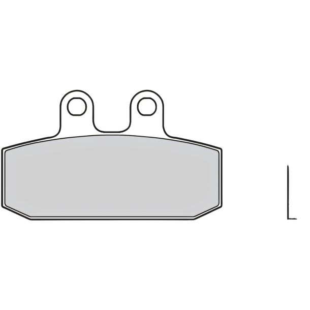 Plaquettes de frein Brembo 07006 en carbone céramique avec homologation pour Harley Davidson FLSTC Heritage Softail Classic XL 1 C R Sportster FLSTS 14 Springer, Cagiva Prima