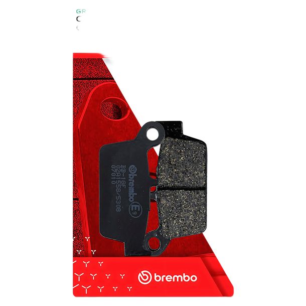 Remblokken Brembo 07010 koolstofkeramiek met goedkeuring voor Hyosung GT i Naked, Benelli Velvet Kymco People S Peugeot Satelis Like II 125 / 250 ccm