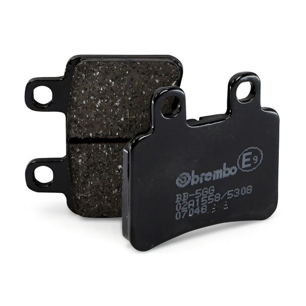 Brake pads Brembo 07048 carbon ceramic with approval for Derbi Boulevard 1 Senda R Baja, Italjet Milenium Millenium Jet Set Peugeot Geopolis Elystar Jet-Set