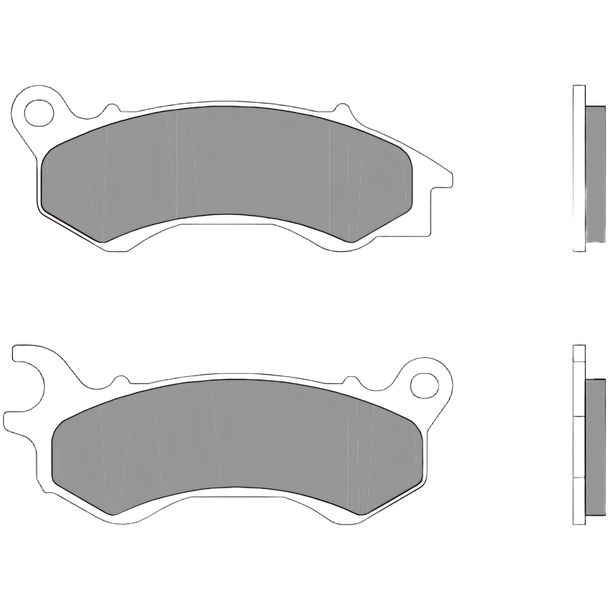 Brake pads Brembo 07090 carbon ceramic with approval for Kymco Like 1, Honda PCX NSC R Peugeot Django II Vision i.e. 50 - 150 ccm