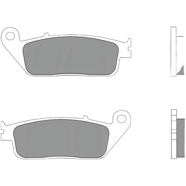 Pastiglie dei freni Brembo 07096 in carbonio ceramico con omologazione per Yamaha VP X-City YP X-Max R 125 ccm