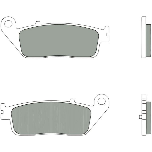 Pastiglie dei freni Brembo 07098 in carbonio ceramico con omologazione per Kymco MyRoad i Xciting R i i 400 - 700 ccm