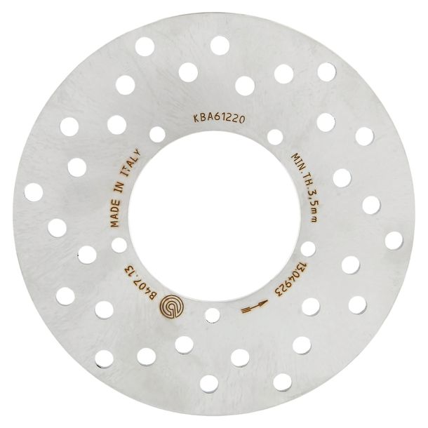 Brake disc Brembo Oro 68B40713 rigid with approval for Piaggio Zip & Bimodale, Gilera Storm NRG Power E4 LC Runner Purejet Derbi GP1 Stalker Hexagon