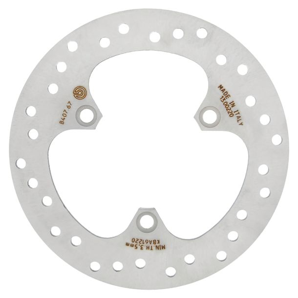 Disco del freno Brembo Oro 68B40767 rigido con approvazione