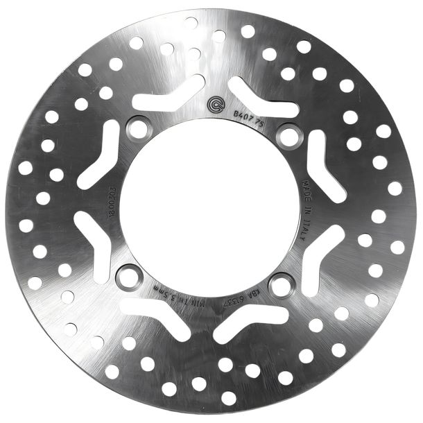 Disque de frein Brembo Oro 68B40775 rigide avec homologation pour Honda SH i NSS Forza X FES Foresight Jazz Pantheon 125 / 250 ccm