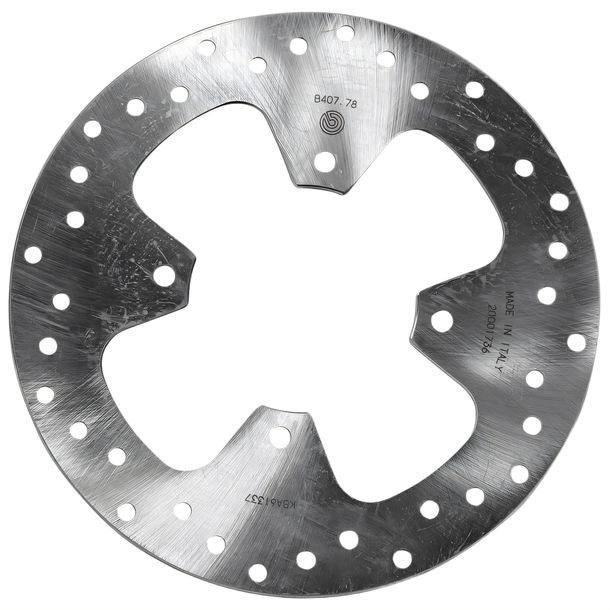Disco de freno Brembo Oro 68B40778 rígido con homologación para MBK Kilibre, Yamaha VP X-City YP X-Max 125 - 300 ccm