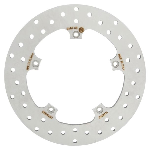 Disco del freno Brembo Oro 68B407A8 rigido con approvazione
