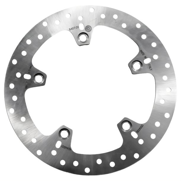 Brake disc Brembo Oro 68B407C0 rigid with approval for BMW F GS K R S ST RS HP2 Megamoto Edition 40 Years 700 - 1300 ccm Year 2004 - 2023