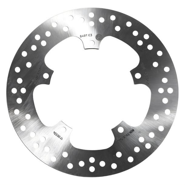 Disco de freno Brembo Oro 68B407C3 rígido con homologación para Yamaha YP Majesty 400 ccm Año 2004 - 2005