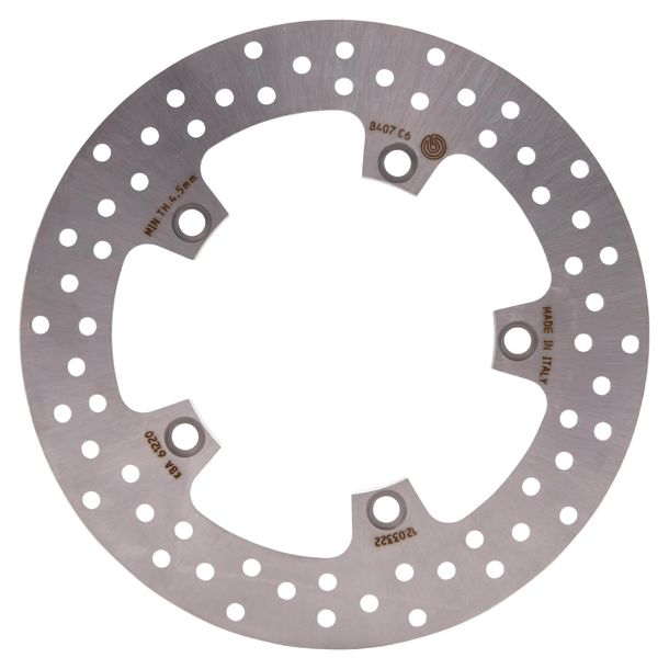 Bremsscheibe Brembo Oro 68B407C6 mit Zulassung, starr 260x5mm