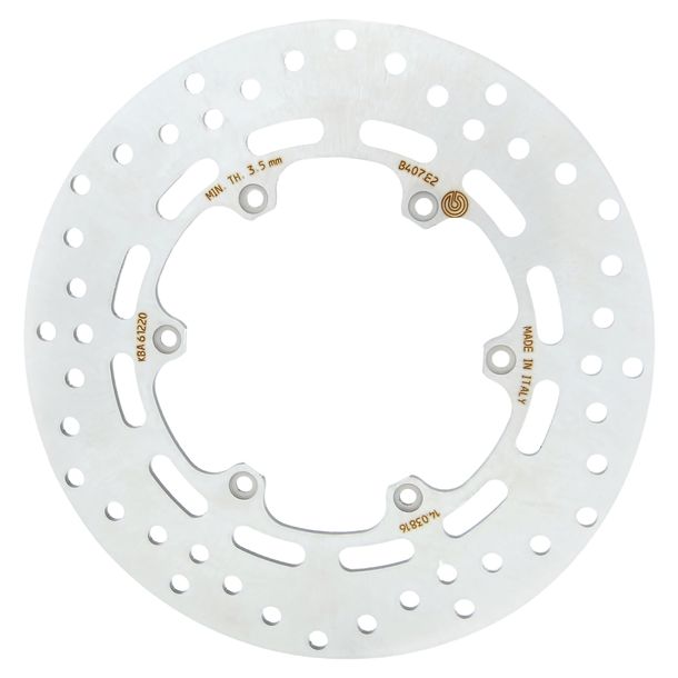 Disco de freno Brembo Oro 68B407E2 rígido con homologación