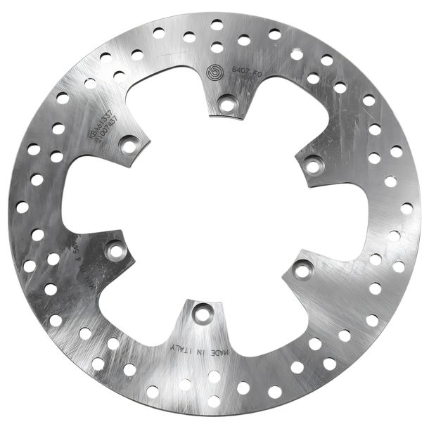 Brake disc Brembo Oro 68B407F0 rigid with approval for Beta RR Enduro EFI Racing Xtrainer Oilmix, KTM Adventure R S Supermoto T Husqvarna 125 - 990 Year 2006 - 2023