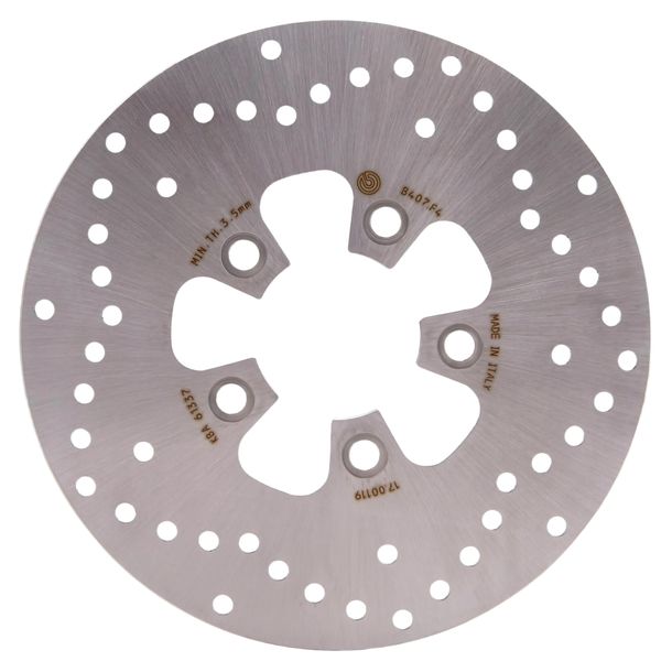 Disco del freno Brembo Oro 68B407F4 rigido con approvazione