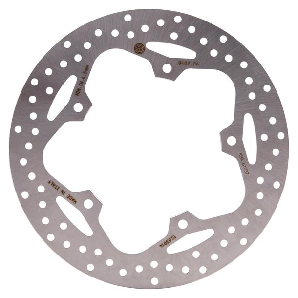 Disco de freno Brembo Oro 68B407F6 rígido con homologación