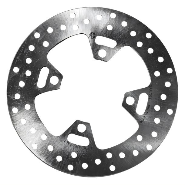 Disco de freno Brembo Oro 68B407H6 rígido con homologación para Triumph Daytona R Street Triple RS S 675 / 765 ccm Año 2013 - 2023