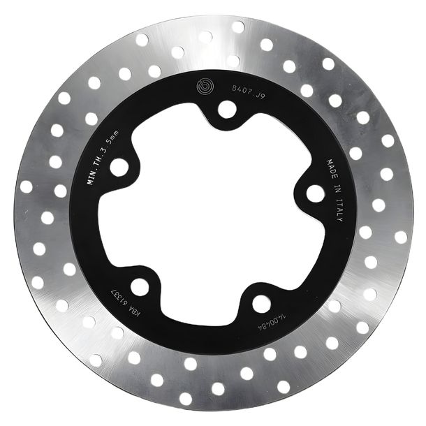 Disco de freno Brembo Oro 68B407J9 rígido con homologación