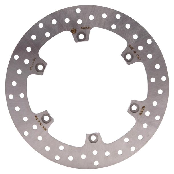 Brake disc Brembo Oro 68B407K1 rigid with approval