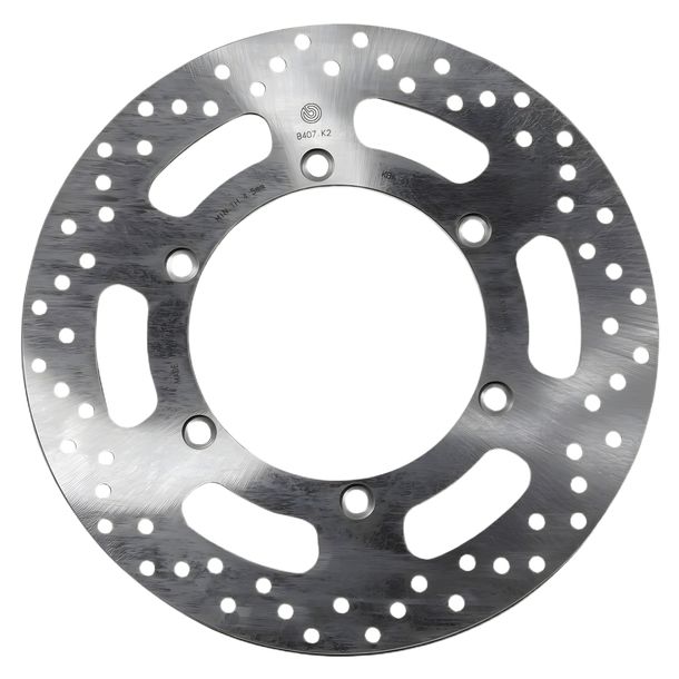 Disco de freno Brembo Oro 68B407K2 rígido con homologación para Triumph Bonneville T100 Scrambler EFI Speedmaster Thunderbird Sport 790 - 900 ccm Año 1998 - 2014