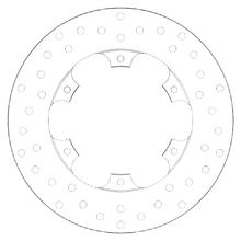 Brzdový kotouč Brembo Oro 68B407L5 s homologací, pevné 220x4mm pro Vespa 946 3V 125 ccm