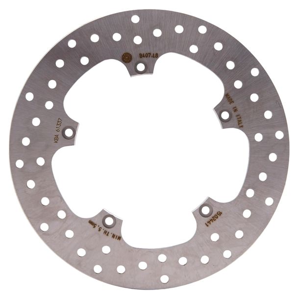Disco de freno Brembo Oro 68B407L8 rígido con homologación