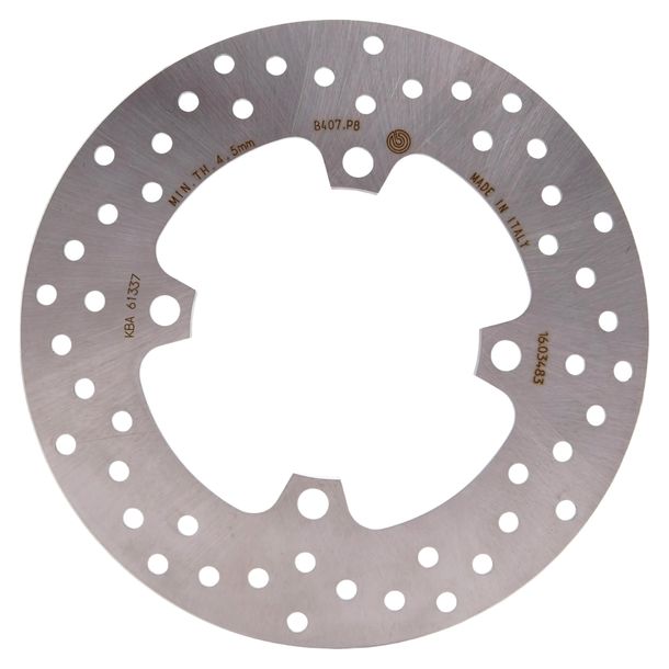 Disco de freno Brembo Oro 68B407P8 rígido con homologación para Kawasaki ZX-10R 1000 ccm Año 2016 - 2020