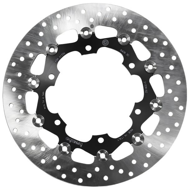 Bremsscheibe Brembo Oro 78B40830 schwimmend mit Zulassung für Yamaha BT Bull Dog VMX V-Max XJ N S XV Road Star Warrior R YZF Thunderace SCR A XVS Dragstar Bj. 1984 - 2021