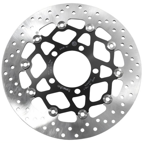 Bremsscheibe Brembo Oro 78B40840 schwimmend mit Zulassung für Kawasaki KLZ Versys Z SX KLE R SE 600 - 1000 ccm Bj. 2004 - 2020