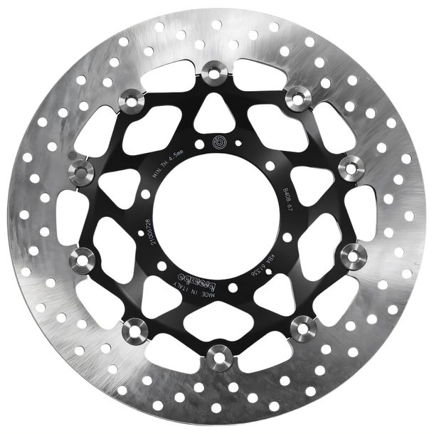 Bremsscheibe Brembo Oro 78B40867 schwimmend mit Zulassung für Honda CB A F S SA VFR CBR RR CTX ABS R RA 600 - 1300 ccm Bj. 2003 - 2023