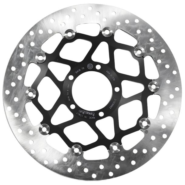 Disque de frein Brembo Oro 78B40878 flottant avec homologation pour Ducati Monster S ABS Multistrada Hyperstrada Diavel Carbon Hypermotard SP Supersport X-Diavel Année 2007 - 2024