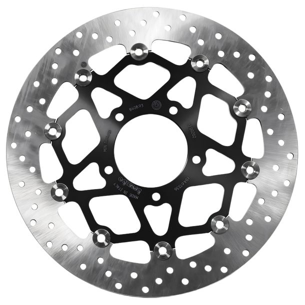 Brake disc Brembo Oro 78B40893 floating with approval for MV Agusta Brutale Dragster F3 Turismo Veloce Lusso Rivale RR ABS 675 - 1078 ccm Year 2004 - 2023